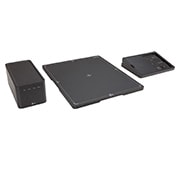 LG اللوح الرقمي للأشعة السينية من إل جي قياس 14 2023, عرض منظوري من الأعلى للأداة الرقمية لاكتشاف الأشعة السينية 14HQ701G من LG مع صندوق التحكم وشاحن البطارية, 14HQ701G-BP, thumbnail 11