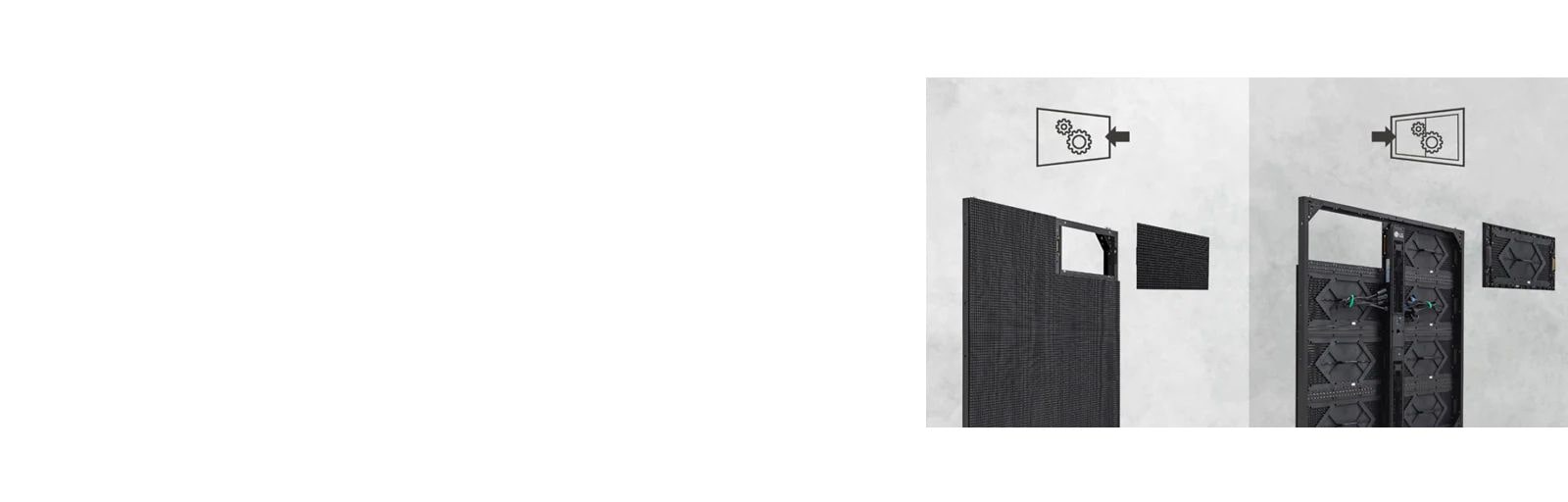 يمكن التثبيت الأمامي أو الخلفي حسب احتياجات العملاء.