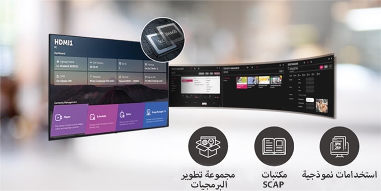 يمكن إنجاز مهام متعددة في آنٍ واحدٍ وترتيبها بسهولة عبر نظام التشغيل web OS.