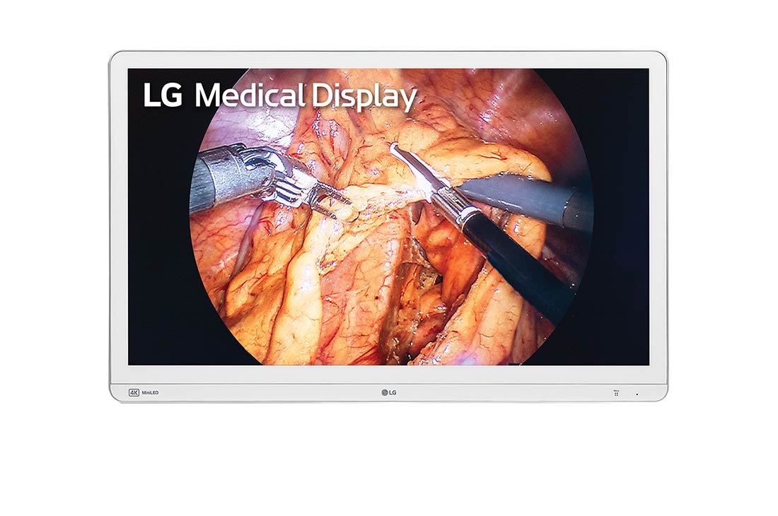 LG شاشة LG جراحية مقاس 31.5 بوصة بدقة 4K مع تقنية Mini-LED, front view, 32HR734S-W
