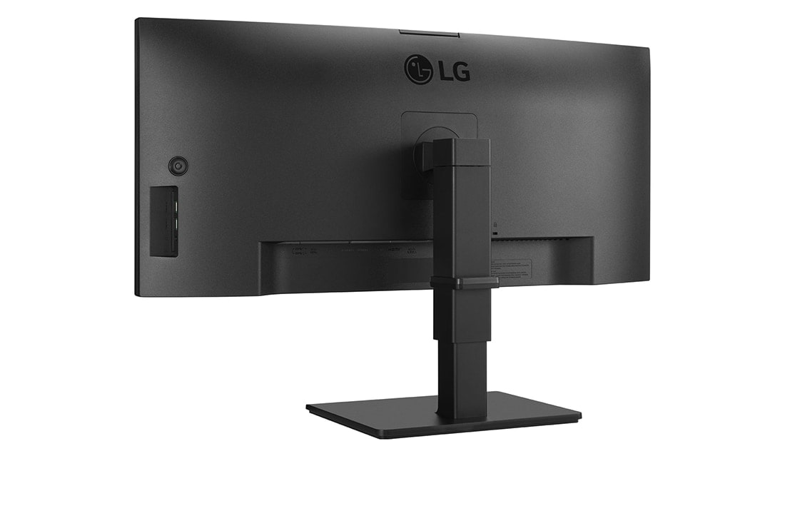 LG شاشة UltraWide™ WQHD (3440x1440) IPS Monitor مقاس 34 بوصة مع كاميرا ويب وميكروفون مدمجين, +15 degree rear view , 34BQ77QC-B, thumbnail 11