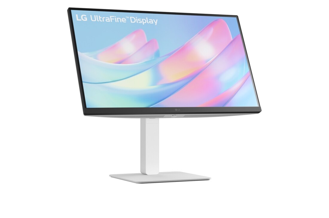 LG شاشة UltraFine™ 4K UHD IPS مقاس 27 بوصة: ميزة HDR10 و سطوع عالي, +15 degree side view with tilt, 27us550-w, thumbnail 11
