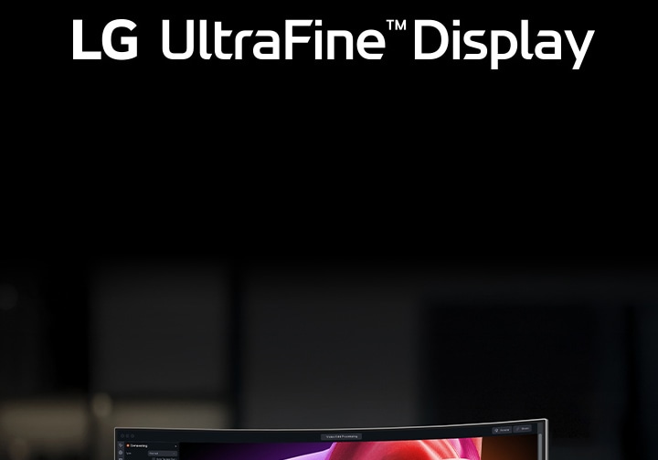 شاشة LG UltraFine Monitor.	