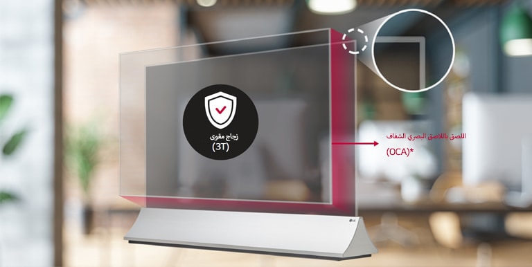 قم بإرفاق زجاج مقوى رقيق وشفاف بالشاشة لزيادة حماية المنتج وسلامة المستخدم.