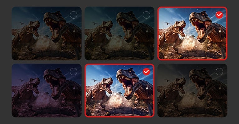 Animated video of AI Personalized Picture Wizard function in action.