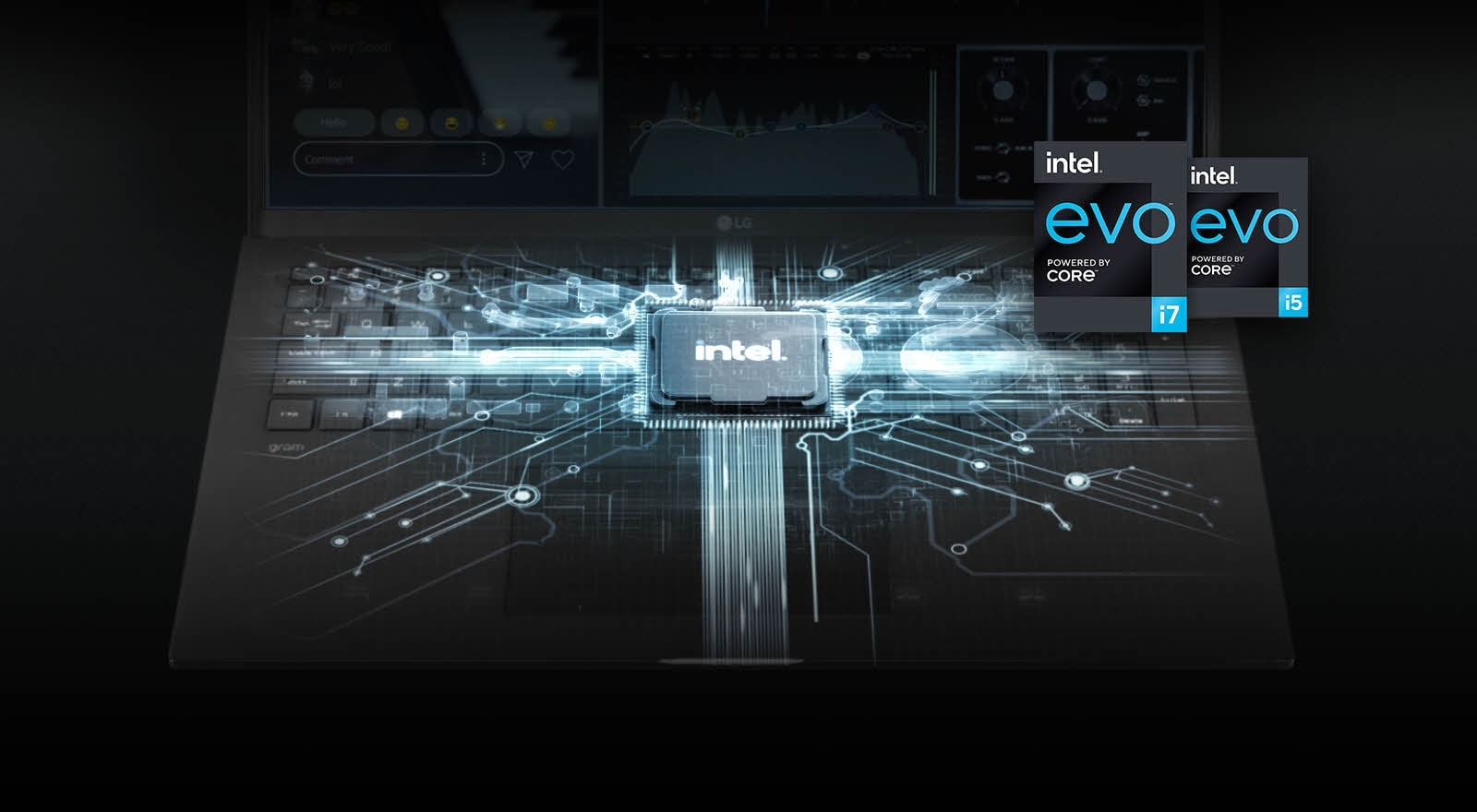 توفر وحدة معالجة Intel® المركزية من الجيل الحادي عشر أداءً قويًا بفضل ذاكرة النظام والمعالج الحديث