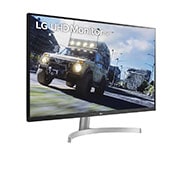 LG شاشة UHD حجم 32 بوصة (2160 × 3840) HDR مزودة بتقنية HDR10 وتقنية AMD FreeSync، تصميم أنيق ومريح, عرض منظوري, 32UN500-W, thumbnail 4