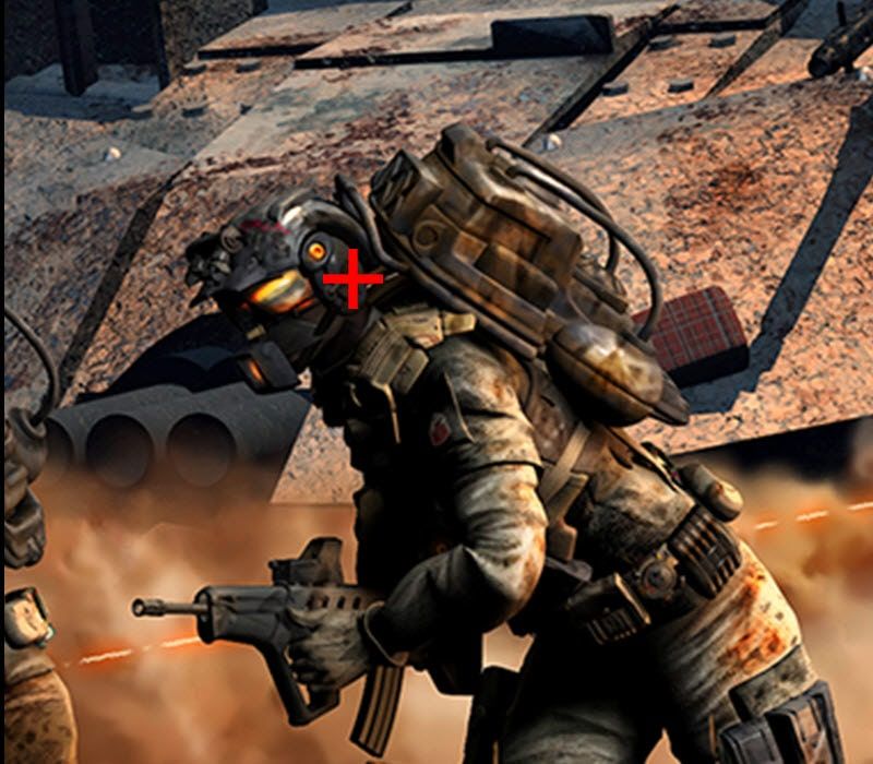 وضع تنشيط نقطة الهدف المتصالب (crosshair)