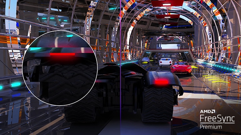 تمتع بحركات سلسة ومرنة خلال الألعاب بفضل تقنية FreeSync™ الفائقة.