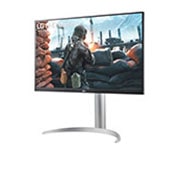 LG شاشة UHD 4K IPS مقاس 27 بوصة مزودة بتقنية VESA DisplayHDR™‎ 400, منظر جانبي بزاوية -15 درجة, 27UP650-W, thumbnail 2