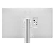 LG شاشة UHD 4K IPS مقاس 27 بوصة مزودة بتقنية VESA DisplayHDR™‎ 400, عرض قريب للمنافذ, 27UP650-W, thumbnail 7