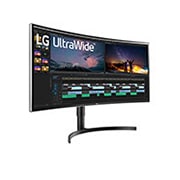 LG شاشة UltraWide™ QHD+ (3840 x 1600)  HDR IPS المنحنية بحجم 38 بوصة, عرض منظوري, 38WN75C-B, thumbnail 4