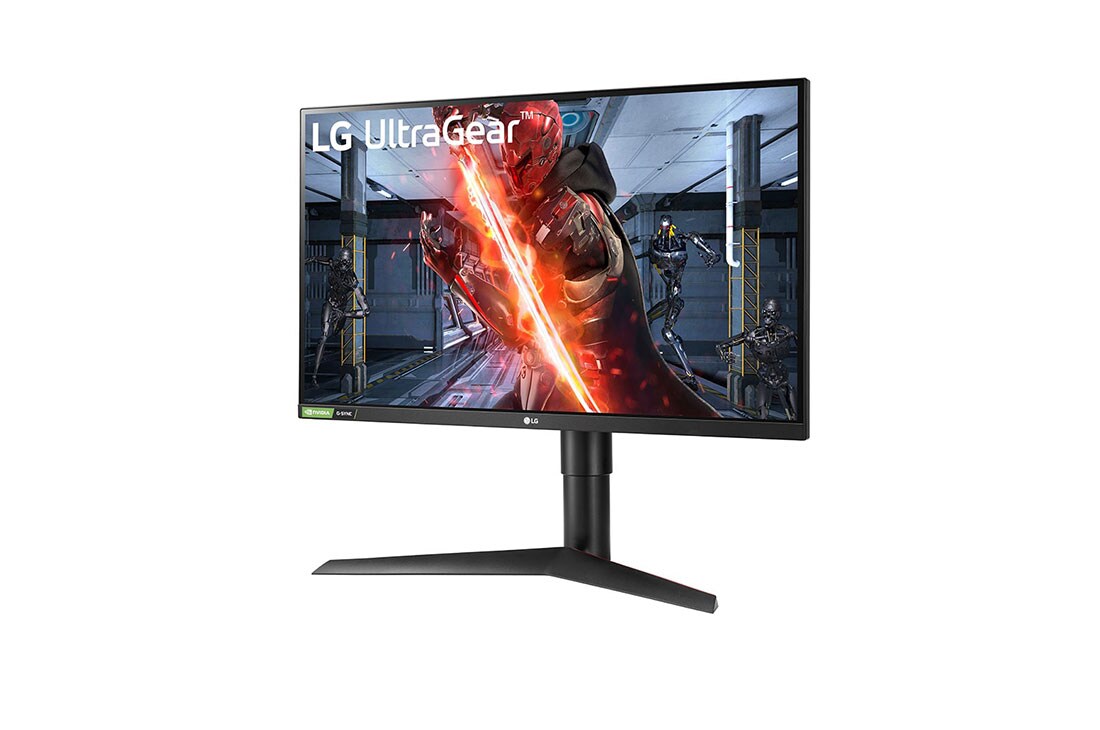 LG شاشة UltraGear حجم 27 بوصة بدقة QHD IPS وتقنية G-Sync، معدل تحديث 144 هرتز، حامل قابل للتعديل, 27GL83A-B, 27GL83A-B, thumbnail 2