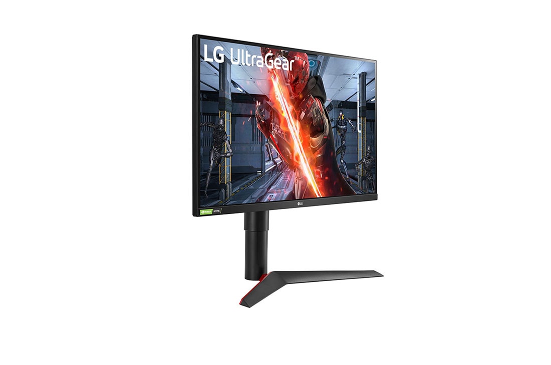 LG شاشة UltraGear حجم 27 بوصة بدقة QHD IPS وتقنية G-Sync، معدل تحديث 144 هرتز، حامل قابل للتعديل, 27GL83A-B, 27GL83A-B, thumbnail 4