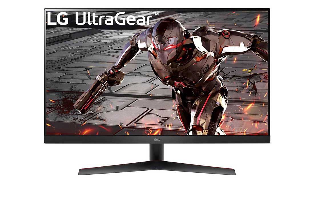 LG شاشة UltraGear مقاس 32 بوصة، بدقة QHD، ومعدل تحديث 165 هرتز، شاشة HDR10، بتقنية AMD FreeSynck، بتصميم أنيق, 32GN600-B, 32GN600-B