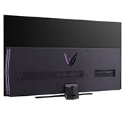 LG شاشة الألعاب UltraGear™‎ بدقة UHD 4K، وتقنية OLED، مقاس 48 بوصة، بتقنية مقاومة التوهج، وزمن استجابة 0.1 مللي ثانية, مشهد منظوري خلفي مع تشغيل الإضاءة, 48GQ900-B, thumbnail 9