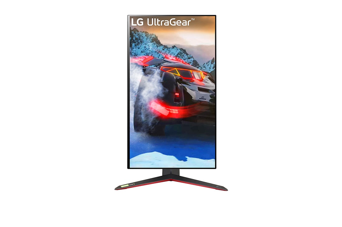 LG شاشة الألعاب UltraGear™ Nano مقاس 27 بوصة بتقنية IPS ودقة UHD 4K وزمن استجابة 1 مللي ثانية (من الرمادي إلى الرمادي GtG) تدعم دقة 4K ومعدل تحديث بمقدار 120 هرتز عبر منفذ HDMI 2.1, مظهر أمامي مع دوران الشاشة بمقدار 90 درجة في مشهد عمودي, 27GP95R-B, thumbnail 10