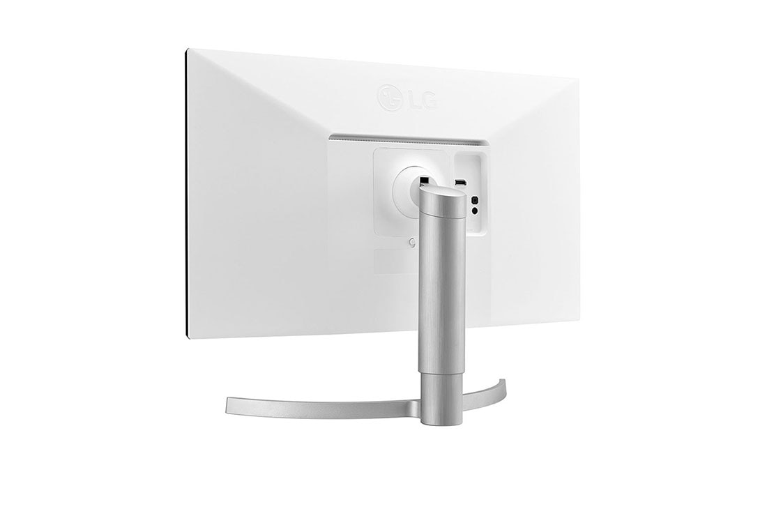 LG شاشة مقاس 27 بوصة بتقنية IPS LED ودقة 4K UHD وتدعم معيار HDR ومزودة بمنفذ USB-C,  منظر خلفي أكبر من 15 درجة, 27UP550N-W, thumbnail 7