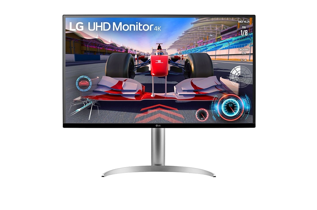 LG شاشة قياس 32 بوصة بدقة UHD 4K (3840 x 2160), 32UQ750-W, 32UQ750-W
