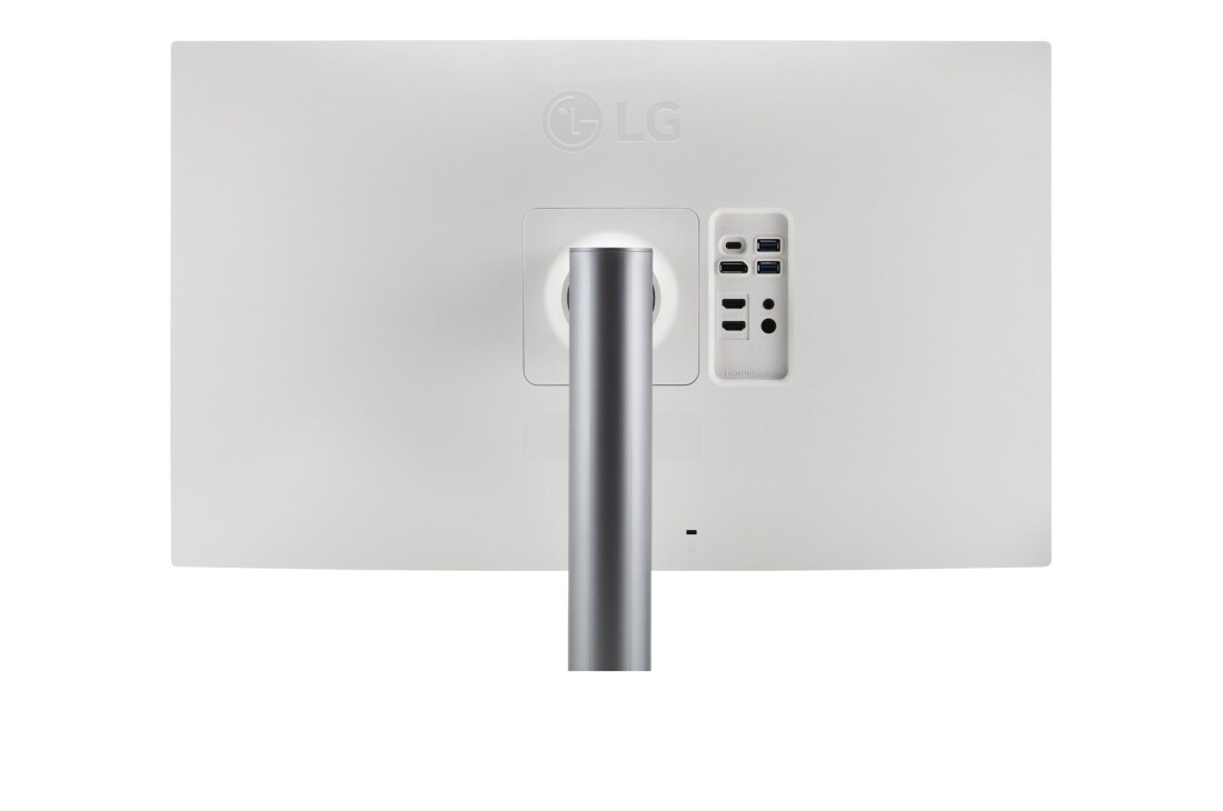 LG شاشة UHD 4K مقاس 27 بوصة تدعم VESA DisplayHDR™ 400, صورة مقربة للمنافذ, 27UQ750-W, thumbnail 8