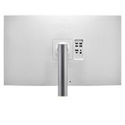 LG شاشة UHD HDR بدقة 4K مقاس 31.5 بوصة من إل جي, صورة مقربة للمنافذ, 32UQ750P-W, thumbnail 9