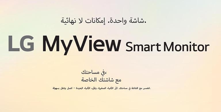 LG Smart Monitor.
