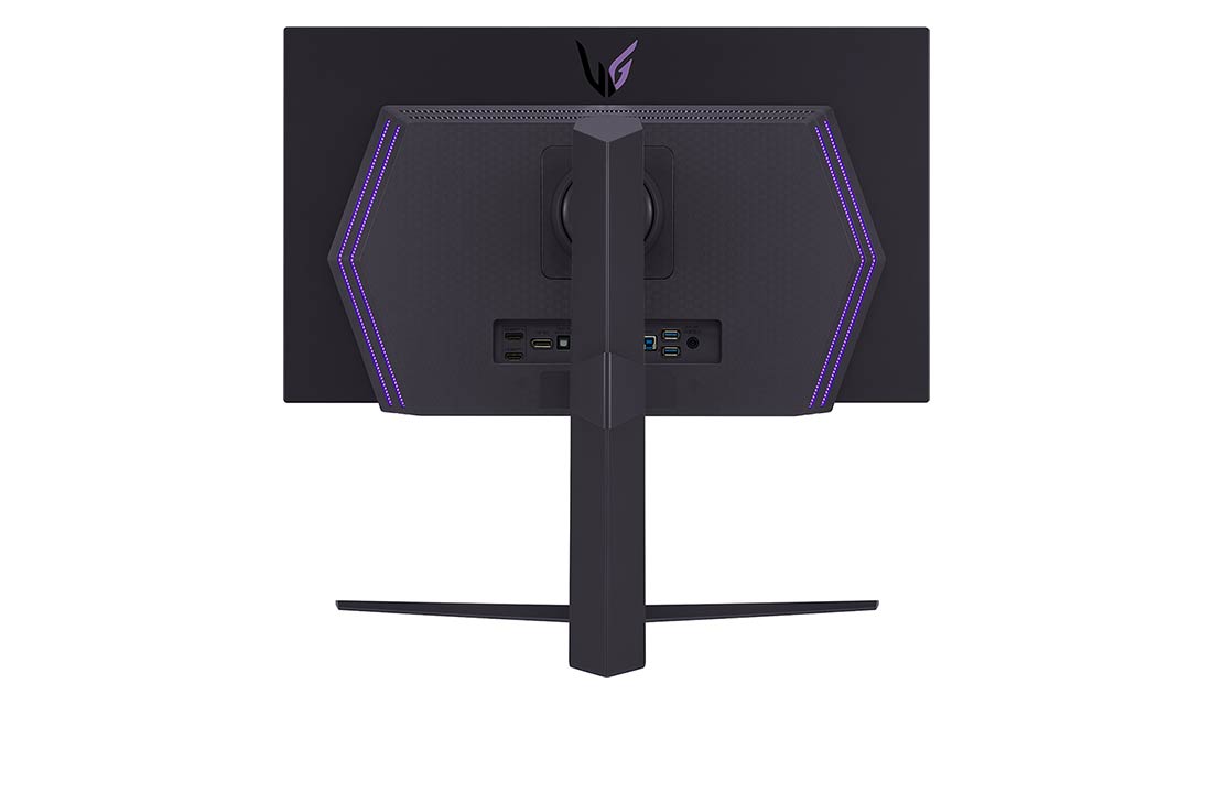 LG شاشة الألعاب UltraGear™ OLED مقاس 27 بوصة | وDisplayHDR True Black 400، و240Hz، و0.03ms(GtG), صورة خلفية مع تشغيل الإضاءة, 27GS95QE-B, thumbnail 8