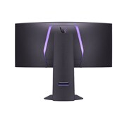 LG شاشة ألعاب 2024 منحنية UltraGear™ OLED مقاس 34 بوصة, صورة جانبية مع تشغيل الإضاءة, 34GS95QE-B, thumbnail 6