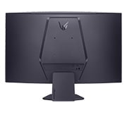 LG شاشة الألعاب المنحنية UltraGear مقاس 32 بوصة ومعدل تحديث 180Hz من إل جي, rear view, 32GS60QC-B, thumbnail 6