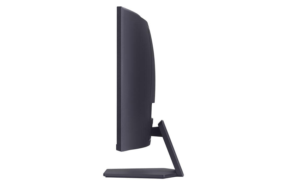 LG شاشة الألعاب المنحنية UltraGear مقاس 27 بوصة ومعدل تحديث 180Hz من إل جي, side view, 27GS60QC-B, thumbnail 5