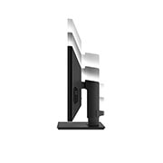 LG شاشة IPS FHD مقاس 23.8 بوصة مع كاميرا ويب مدمجة، 2024, صورة جانبية للشاشة وهي تتحرك لأسفل لتعديل الارتفاع, 24BP750C-B, thumbnail 13