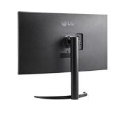 LG شاشة UHD 4K HDR مقاس 31.5 بوصة مع منفذ ™USB Type-C, صورة توضح الجانب الخلفي, 32BR55U-B, thumbnail 5