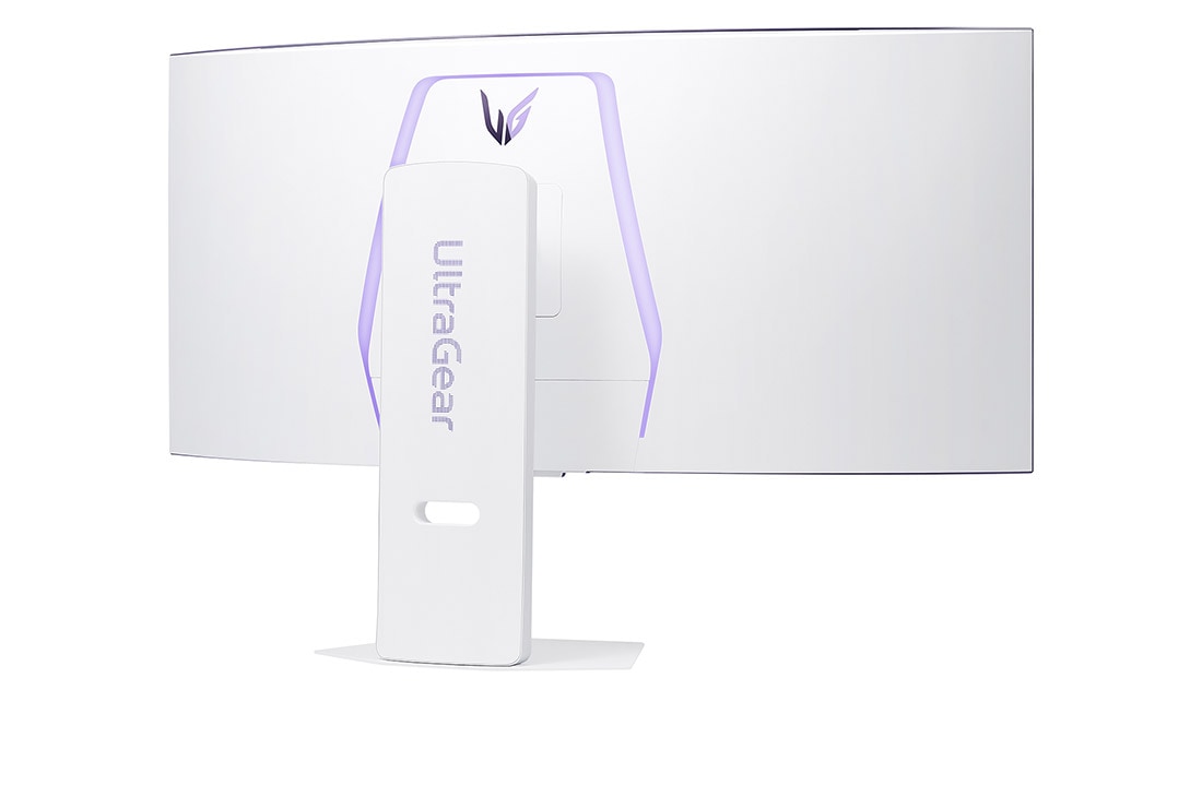 LG شاشة الألعاب المنحنية LG UltraGear™ OLED مقاس 39 بوصة بدقة WQHD ‏ونظام تشغيل webOS وزمن استجابة 0.03ms (GtG) ومعدل تحديث 240Hz وميزة LG AI, صورة توضح الجانب الخلفي, 39GX90SA-W, thumbnail 7