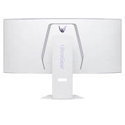 LG شاشة الألعاب المنحنية LG UltraGear™ OLED مقاس 39 بوصة بدقة WQHD ‏ونظام تشغيل webOS وزمن استجابة 0.03ms (GtG) ومعدل تحديث 240Hz وميزة LG AI, صورة خلفية مع تشغيل الإضاءة, 39GX90SA-W, thumbnail 5