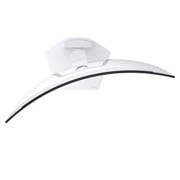 LG شاشة الألعاب المنحنية LG UltraGear™ OLED مقاس 34 بوصة بدقة WQHD ‏ونظام تشغيل webOS وزمن استجابة 0.03ms (GtG) ومعدل تحديث 240Hz وميزة LG AI, صورة علوية بزاوية +15 درجة, 34GX90SA-W, thumbnail 9