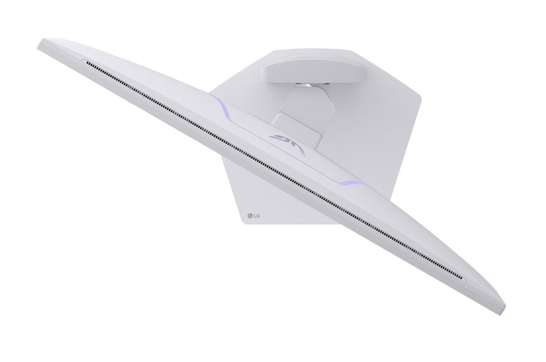 LG شاشة الألعاب LG UltraGear™ المدعومة بالذكاء الاصطناعي مقاس 32 بوصة بدقة UHD 4K ‏ومعدل تحديث 144Hz وزمن استجابة 1ms (GtG) وواجهة webOS 24, +30 degree swivel monitor top view, 32G810SA-W, thumbnail 12