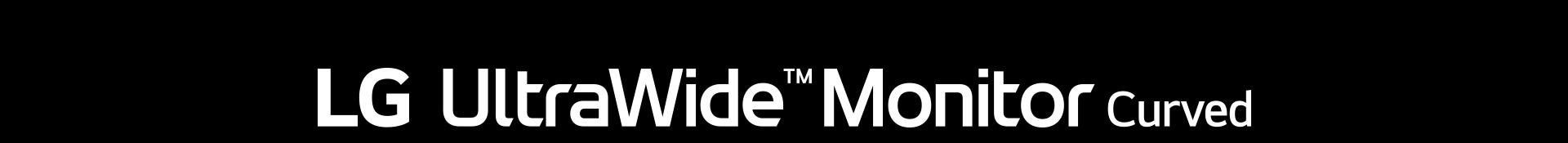 شعار LG UltraWide Monitor.	