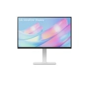 LG شاشة UltraFine مقاس 27 بوصة بدقة 4K وHDR10, front view, 27us550-w, thumbnail 7
