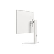 LG شاشة UltraFine™ Nano IPS Black مقاس 40 بوصة 5K2K مع Thunderbolt™ 5, صورة جانبية خلفية, 40U990A-W, thumbnail 4