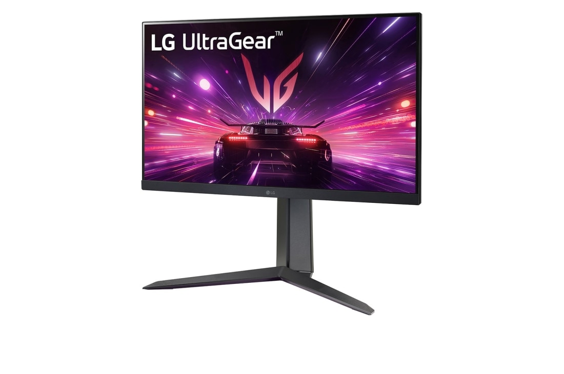 LG شاشة ألعاب UltraGear FHD مقاس 24 بوصة | معدل تحديث 180Hz وHDR 10  و تقنية AMD FreeSync, صورة جانبية -15 درجة, 24GS65F-B, thumbnail 2