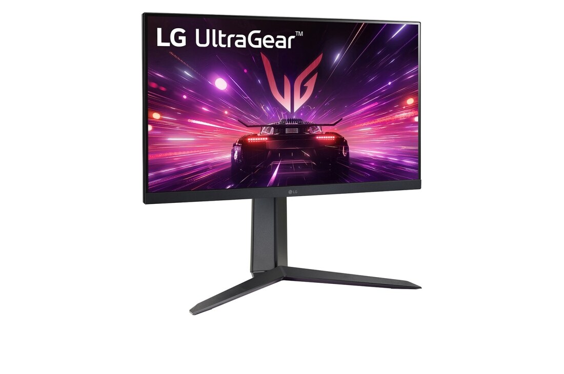 LG شاشة ألعاب UltraGear FHD مقاس 24 بوصة | معدل تحديث 180Hz وHDR 10  و تقنية AMD FreeSync, صورة جانبية + 15 درجة, 24GS65F-B, thumbnail 3