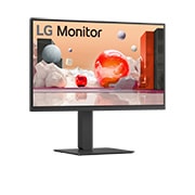 LG شاشة IPS بدقة FHD مقاس 27 بوصة | مع كاميرا ويب مدمجة عالية الدقة ومنفذ USB Type-C™ , معدل تحديث 100 هيرتز, +15 degree side view, 27BA850-B, thumbnail 3