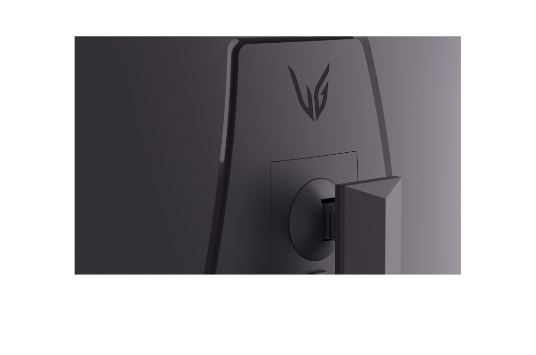 LG شاشة ألعاب منحنية إل جي UltraGear™ QHD مقاس 32 بوصة | معدل تحديث 180Hz و1ms GtG و NVIDIA G-SYNC, Rear close-up view, 32G600A-B, thumbnail 7