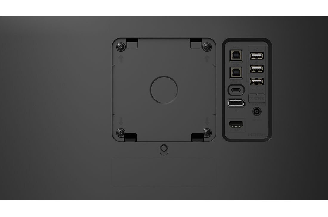 LG شاشة إل جي بدقة 8MP مقاس 27 بوصة عرض فائق الدقة مع تحكم ذكي، اتصال متعدد، وإدارة احترافية للاستخدام الطبي, صورة مُقربة للمنافذ, 27HS713C-B, thumbnail 12