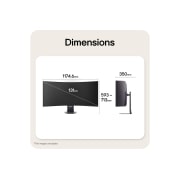 LG شاشة العاب LG UltraGear™ evo G9 مقاس كبير 52 بوصة (5K2K، 240Hz، 1ms), 'لقطة مقربة من الخلف لحامل الشاشة في شاشة الألعاب UltraGear evo G9 مقاس 52 بوصة بدقة 5K2K ومعدل تحديث 240Hz (52G930B), 52G930B-B, thumbnail 13