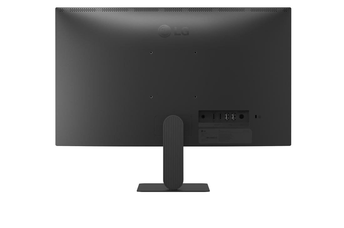 LG شاشة LG الذكية AI U5s IPS مقاس 24 بوصة ، Full HD للبث مع webOS, صورة خلفية لشاشة LG Smart Monitor تعرض هيكل الحامل وتخطيط الاتصال., 24U511SB-B, thumbnail 3