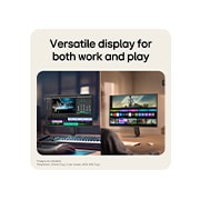 LG شاشة LG الذكية AI U5s IPS مقاس 24 بوصة ، Full HD للبث مع webOS, عرض بدقة Full HD IPS على شاشة LG Smart Monitor مما يقدم صورًا واضحة للعمل والاستخدام اليومي., 24U511SB-B, thumbnail 4