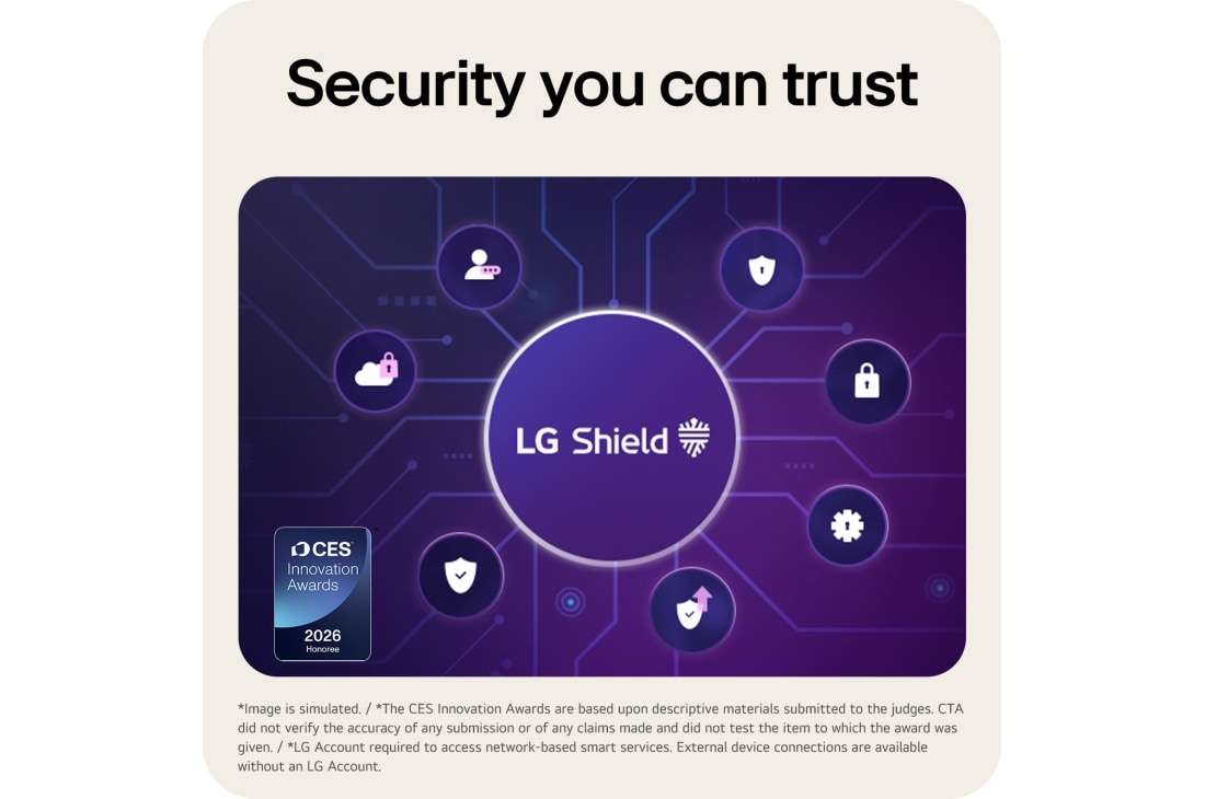 LG شاشة LG الذكية AI U5s IPS مقاس 27 بوصة ، Full HD للبث مع webOS, LG Shield يحمي البيانات الشخصية ويعزز أمان الجهاز على شاشة LG Smart Monitor., 27U511SB-W, thumbnail 11