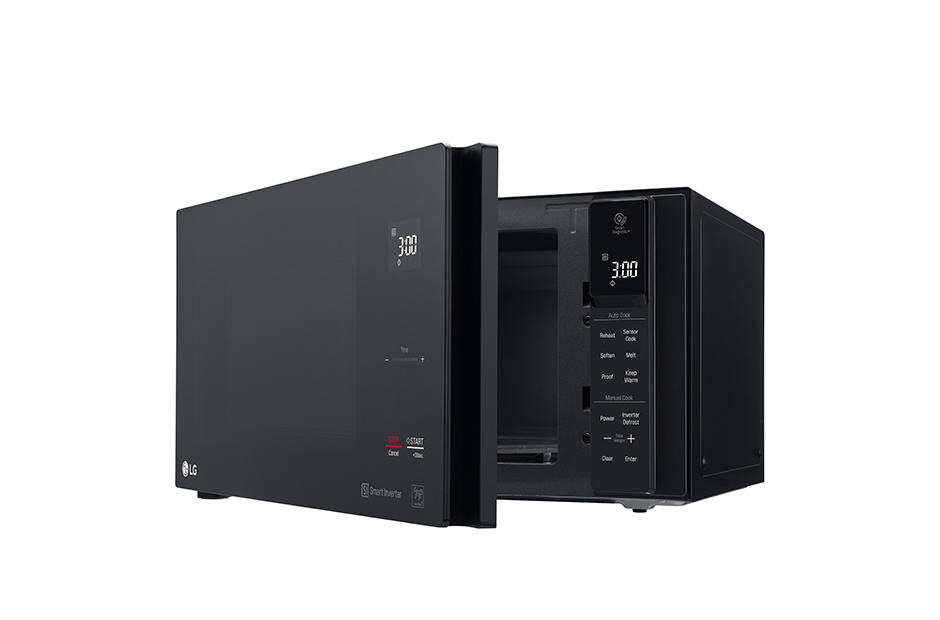 LG فرن ميكروويف وشواية، تقنية إل جي Neo Chef ، سعة 25 لتر، عاكس ذكي، تقنية ™EasyClean, MS2595DIS, thumbnail 3