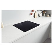 LG موقد مسطح يعمل بالحث الكهربائي مقاس 60 سم 4 شعلات, شكل عصري (مع التركيز على الفرن), CBIZ2435B, thumbnail 14